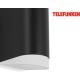 Telefunken 314905TF - LED Zunanja stenska svetilka 2xGU10/5W/230V IP44 črna