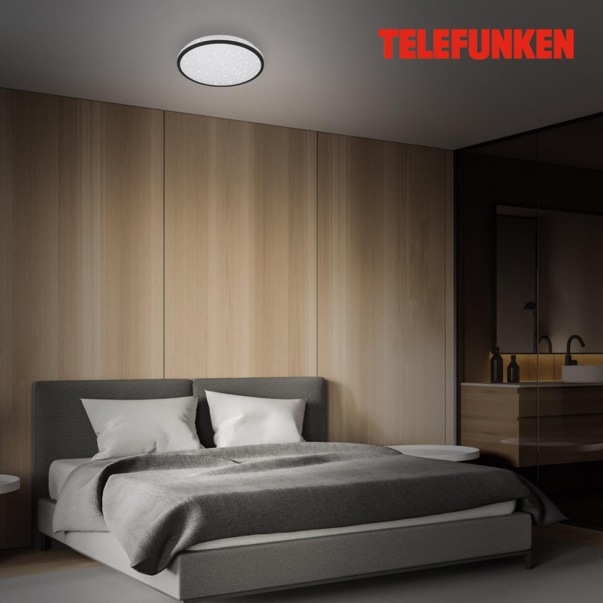 Telefunken 318305TF - LED Kopalniška stropna svetilka s senzorjem LED/16W/230V IP44 pr. 28 cm