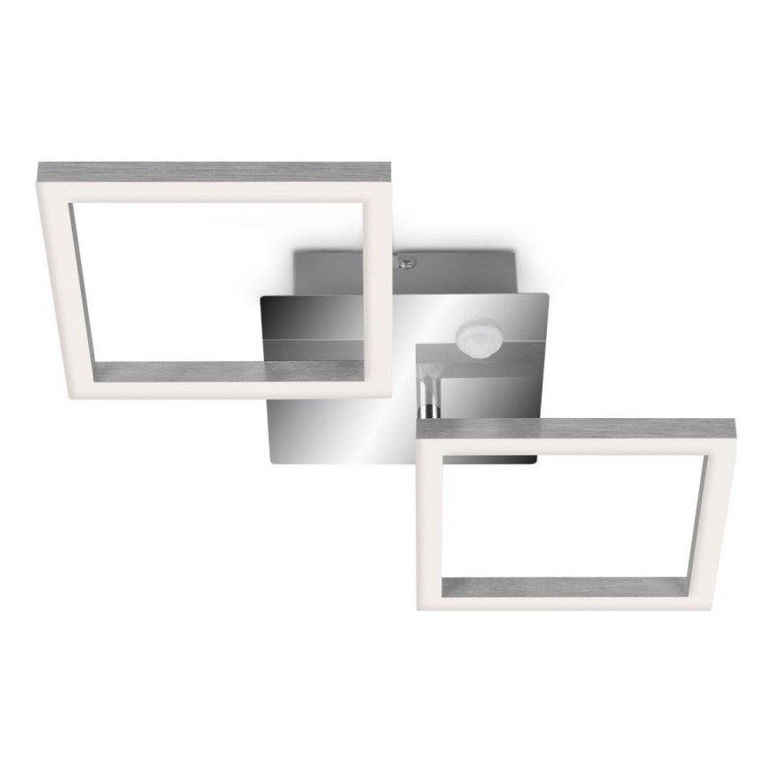 Telefunken 318508TF - LED Stropna svetilka s senzorjem FRAME LED/12W/230V 3000K mat krom