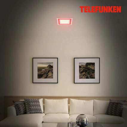 Telefunken 318706TF - LED RGBW zatemnjevalni LED panel/18W/230V 3000-6500K + daljinski upravljalnik