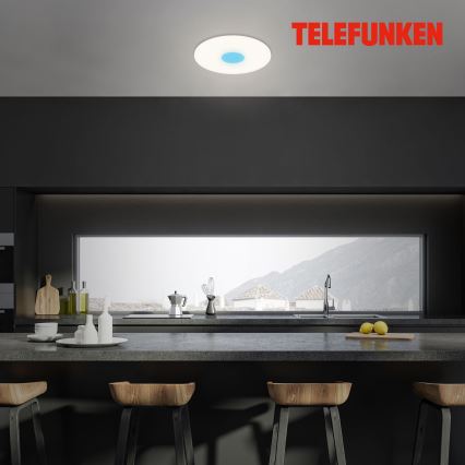 Telefunken 319306TF - LED RGBW Zatemnitvena svetilka LED/22W/230V 2700-6500K + Daljinski upravljalnik