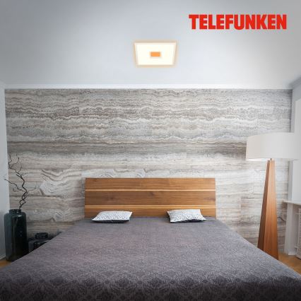 Telefunken 319406TF - RGBW Stropna svetilka z možnostjo zatemnitve LED/24W/230V 2700-6500K bela + Daljinski upravljalnik