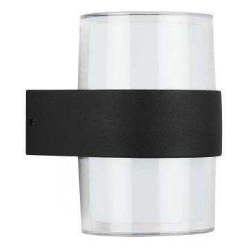 Telefunken 320405TF - LED zunanja stenska svetilka 2xLED/8W/230V IP44 črna