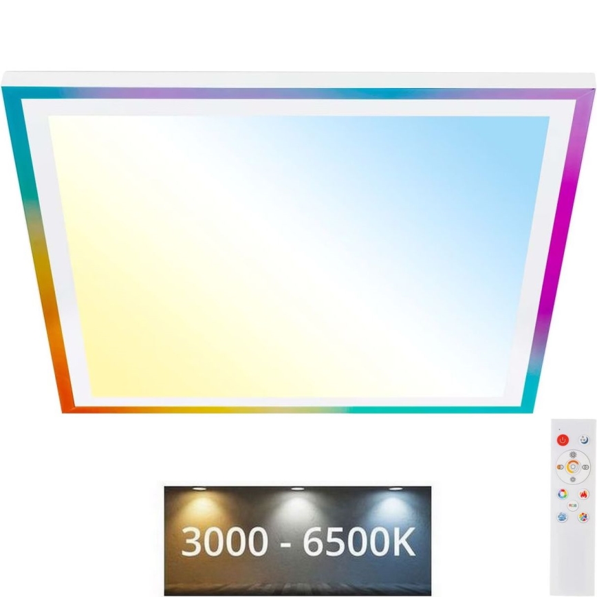 Telefunken 321206TF - LED RGBW Zatemnitvena stropna svetilka LED/18W/230V 3000-6500K + Daljinski upravljalnik