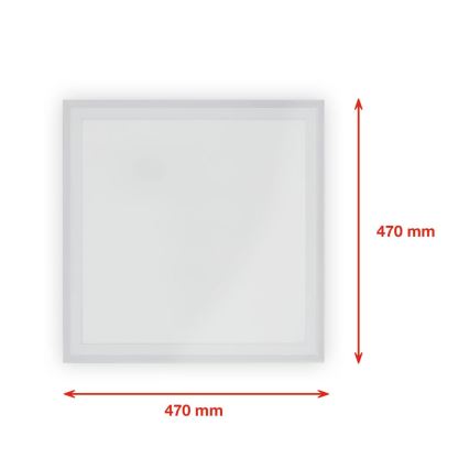 Telefunken 321206TF - LED RGBW Zatemnitvena stropna svetilka LED/18W/230V 3000-6500K + Daljinski upravljalnik