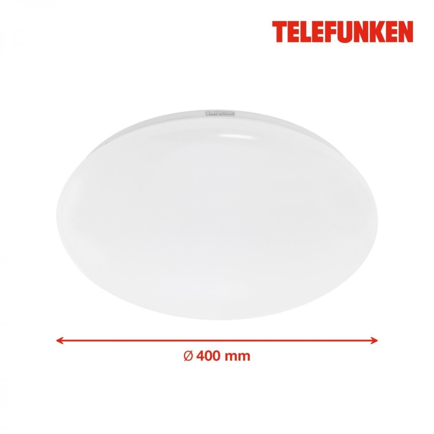Telefunken 601306TF - LED Kopalniška stropna svetilka s senzorjem LED/20W/230V IP44 pr. 40 cm
