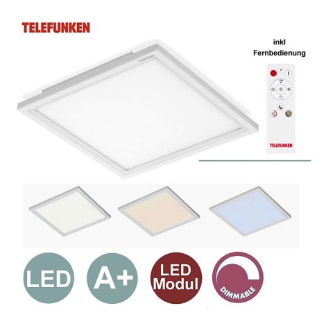 Telefunken - LED Zatemnitveni panel 1xLED/18W/230V + dalj. upravljalnik