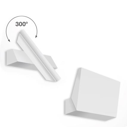 Telefunken - LED zunanja stenska svetilka LED/10W/230V IP44 bela