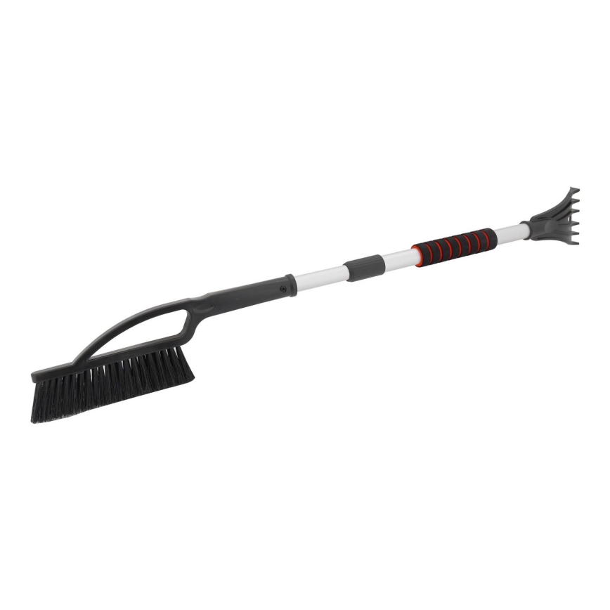 Teleskopsko strgalo za led z metlico 120 cm črna/bela