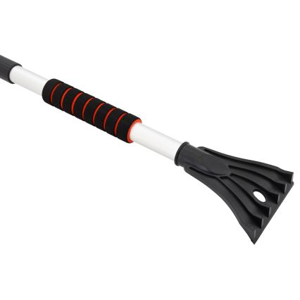 Teleskopsko strgalo za led z metlico 120 cm črna/bela