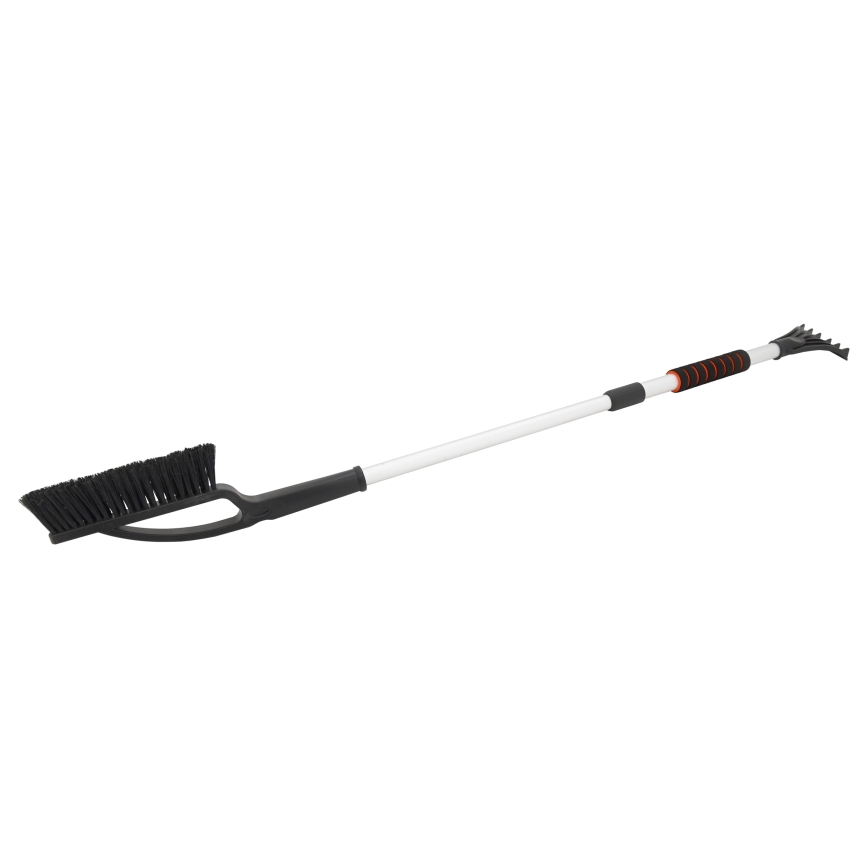 Teleskopsko strgalo za led z metlico 120 cm črna/bela