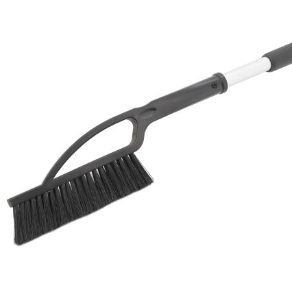 Teleskopsko strgalo za led z metlico 120 cm črna/bela