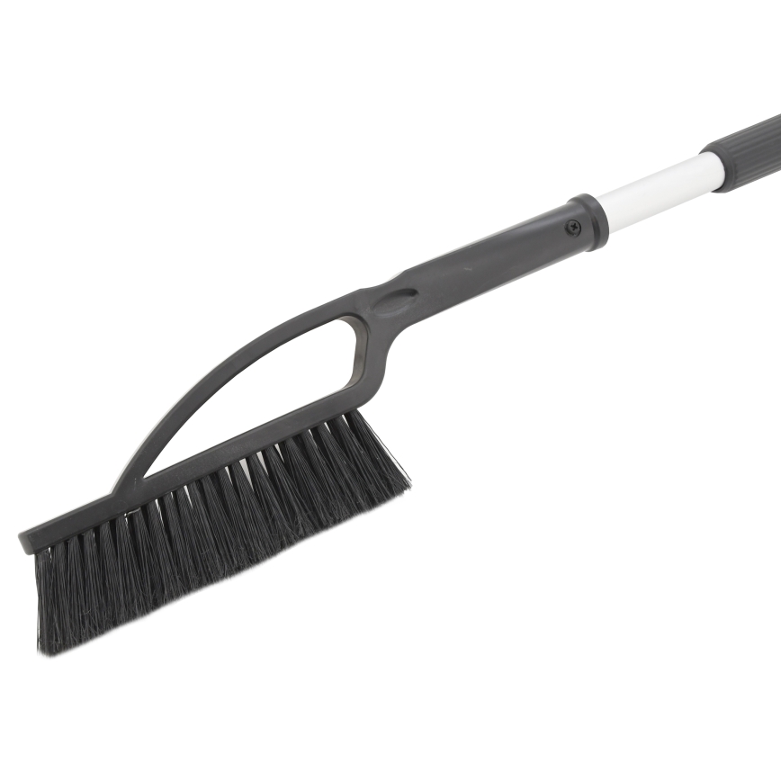 Teleskopsko strgalo za led z metlico 120 cm črna/bela