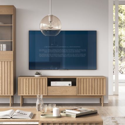 Televizijska omarica KIOTO 159x53 cm hrast Cremona