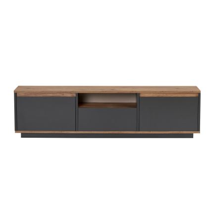 Televizijska omarica KREDE 160x30 cm antracit/borovica