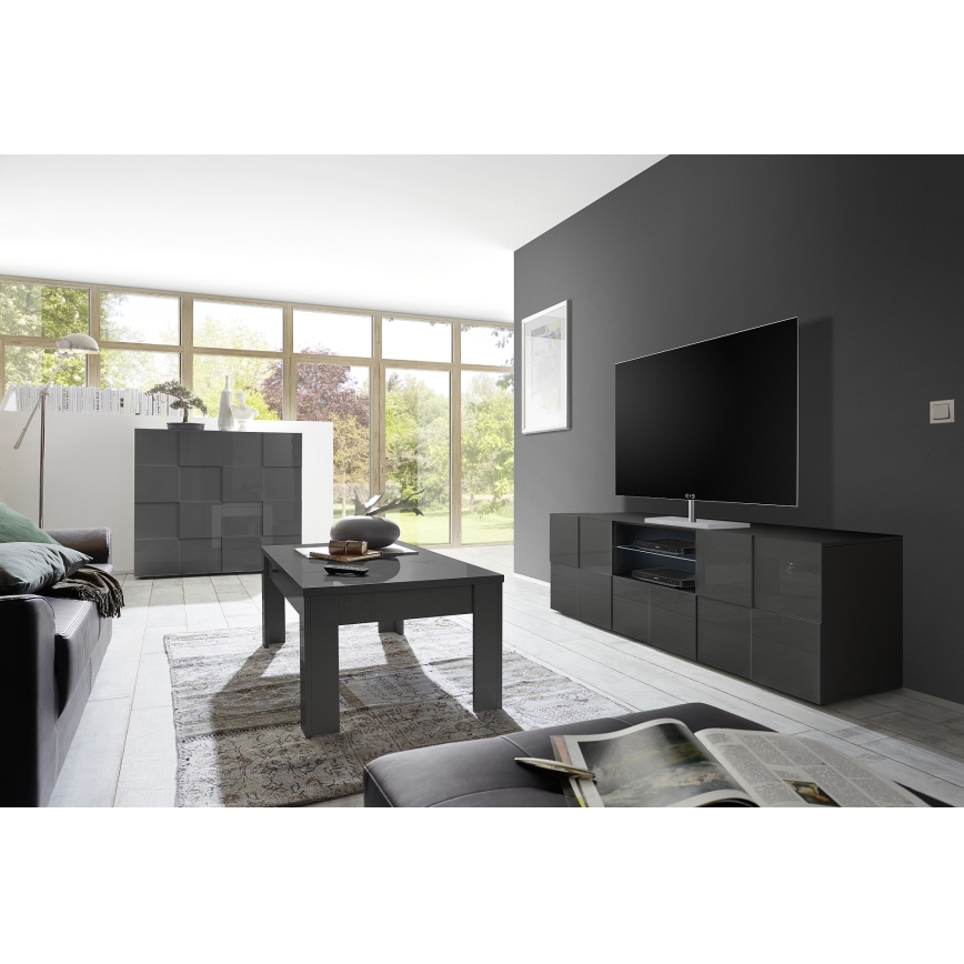 Televizijska omarica SERIAN antracit