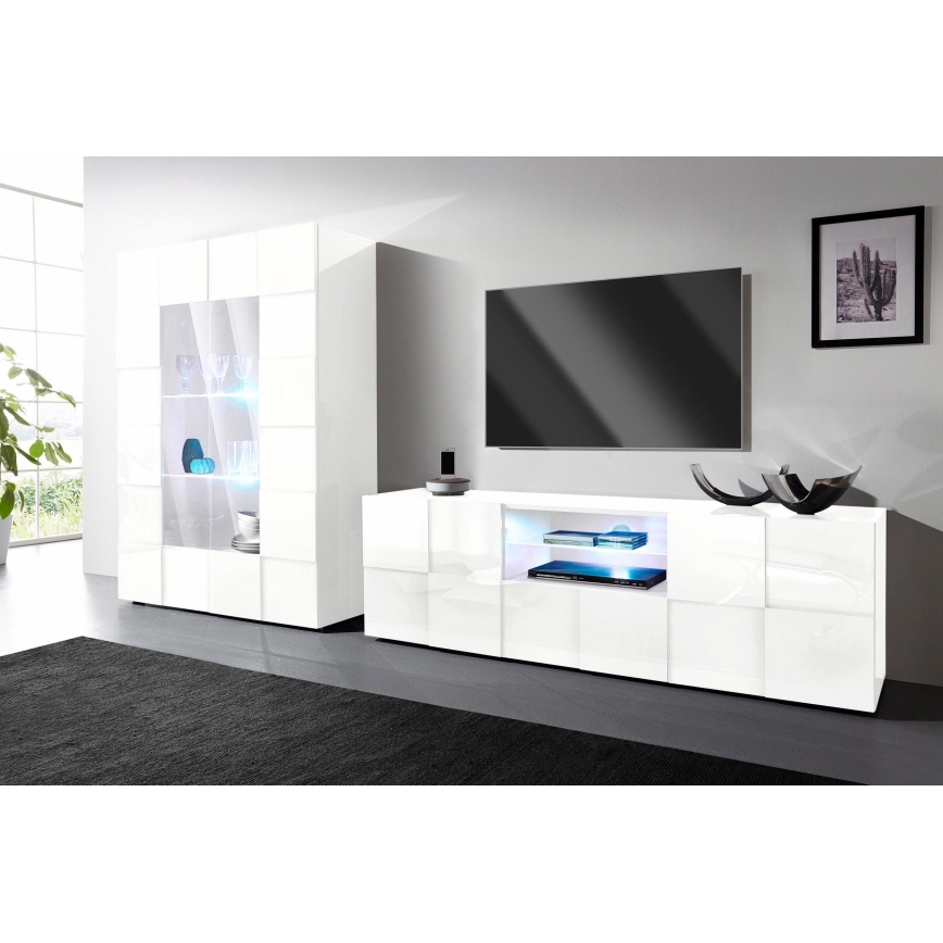 Televizijska omarica SERIAN bela