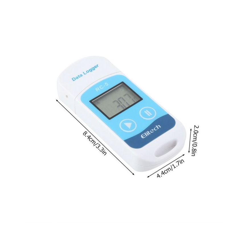 Termometer za snemanje USB/1xCR2032 IP67