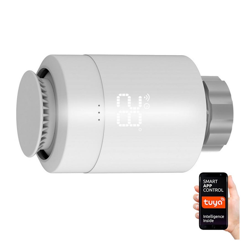 Termostatska glava Wi-Fi ZigBee 2xAA/3V Tuya
