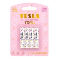 Tesla Batteries - 4 kos Alkalna baterija AAA TOYS+ 1,5V 1300 mAh