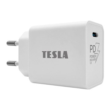 TESLA Electronics - Adapter za hitro polnjenje Power Delivery 20W bela