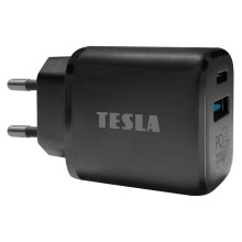 TESLA Electronics - Adapter za hitro polnjenje Power Delivery 25W črna