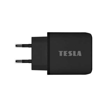 TESLA Electronics - Adapter za hitro polnjenje Power Delivery 25W črna