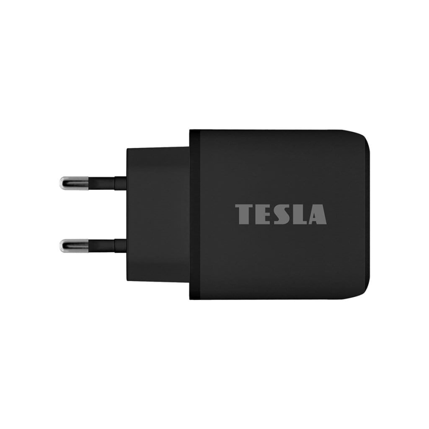 TESLA Electronics - Adapter za hitro polnjenje Power Delivery 25W črna
