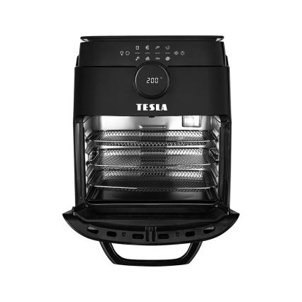 TESLA Electronics AirCook & Grill - Pametni večnamenski digitalni cvrtnik 12 l 1800W/230V