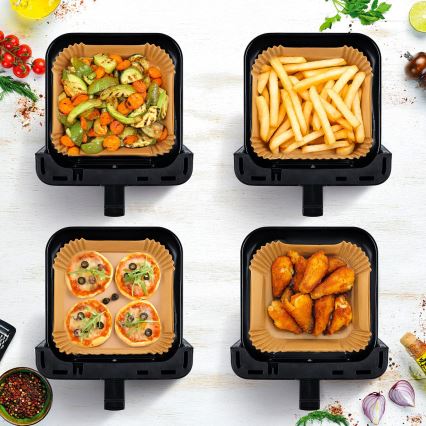 TESLA Electronics AirCook - Friteza na vroč zrak 6,5 l 2100W/230V mat krom/črna