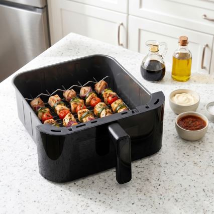 TESLA Electronics AirCook - zračna friteza s tremi conami, 14,5 l, 2800 W / 230 V, črna