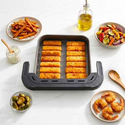 TESLA Electronics AirCook - zračna friteza s tremi conami, 14,5 l, 2800 W / 230 V, črna