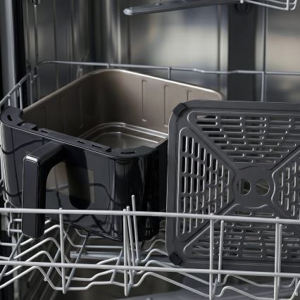 TESLA Electronics AirCook - zračna friteza s tremi conami, 14,5 l, 2800 W / 230 V, črna