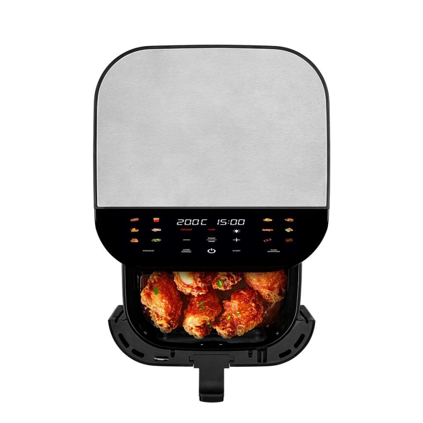 TESLA Electronics AirCook - Pametni večnamenski digitalni cvrtnik na vroč zrak 9 l 1700W/230V Wi-Fi