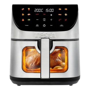 TESLA Electronics AirCook - Pametni večnamenski digitalni cvrtnik na vroč zrak 9 l 1700W/230V Wi-Fi