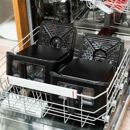 TESLA Electronics AirCook - Večnamenska digitalna friteza na vroč zrak 11 l 2800W/230V črna