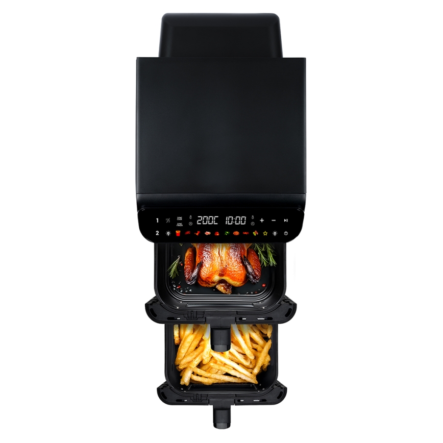 TESLA Electronics AirCook - Večnamenska digitalna friteza na vroč zrak 11 l 2800W/230V črna