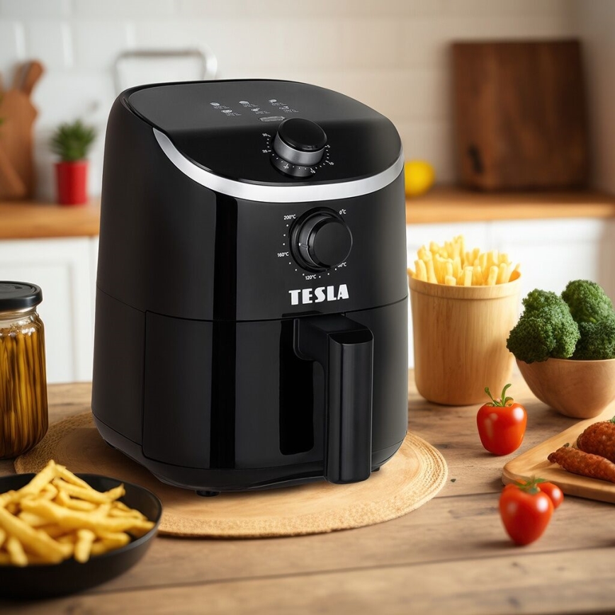 TESLA Electronics AirCook - Večnamenski cvrtnik na vroč zrak 2 l 900W/230V