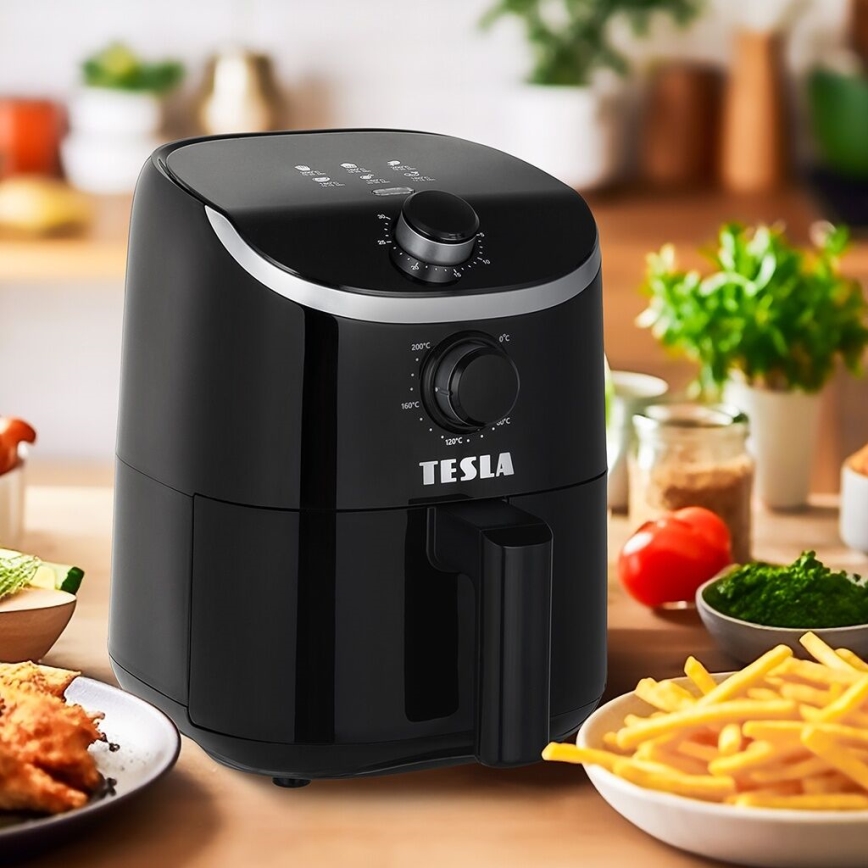 TESLA Electronics AirCook - Večnamenski cvrtnik na vroč zrak 2 l 900W/230V