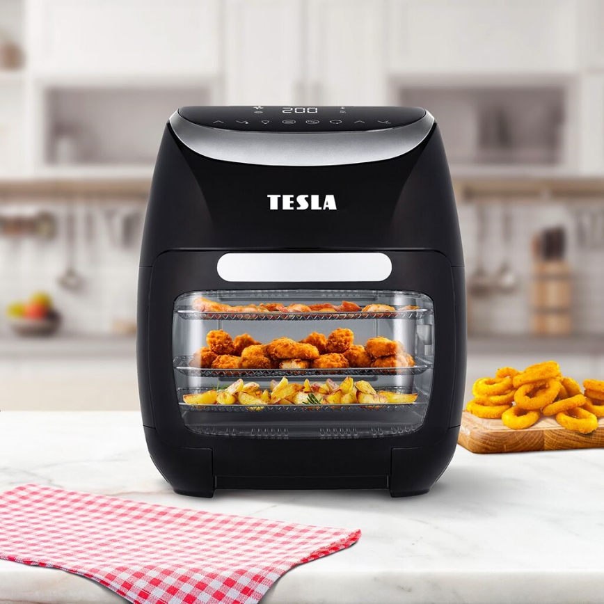 TESLA Electronics AirCook - Večnamenski digitalni cvrtnik 11 l 2000W/230V