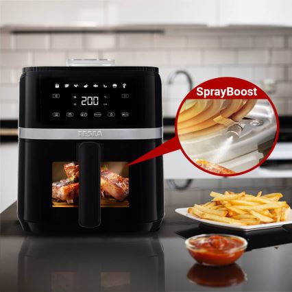 TESLA Electronics AirCook - Večnamenski digitalni cvrtnik 5 l 1500W/230V