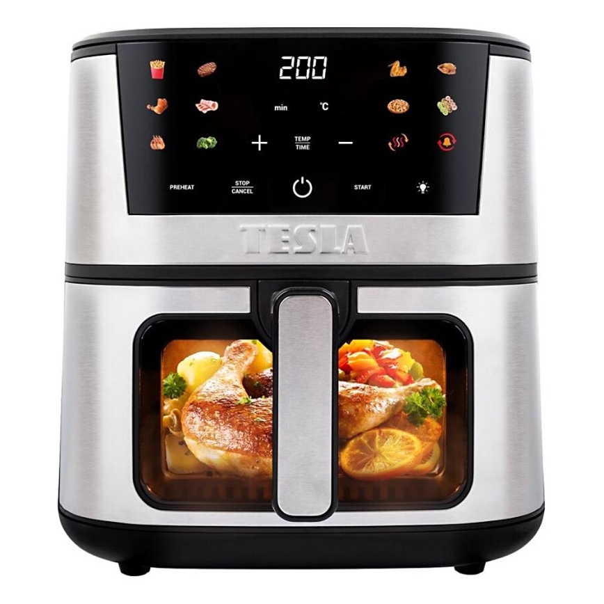 TESLA Electronics AirCook - Večnamenski digitalni cvrtnik 7 l 1600W/230V