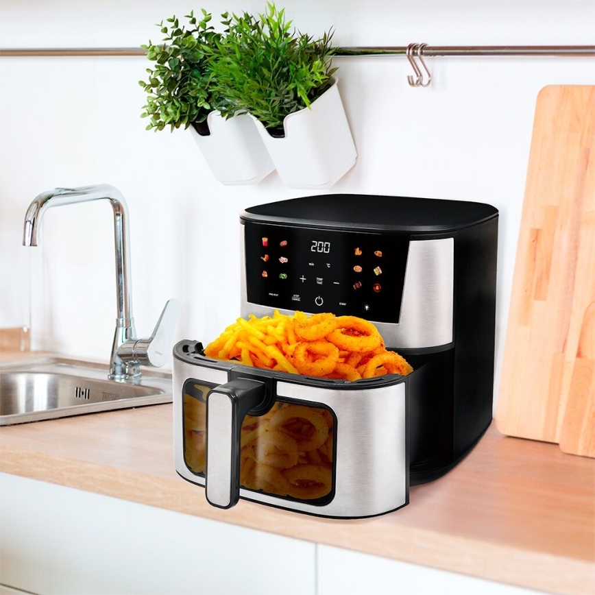 TESLA Electronics AirCook - Večnamenski digitalni cvrtnik 7 l 1600W/230V