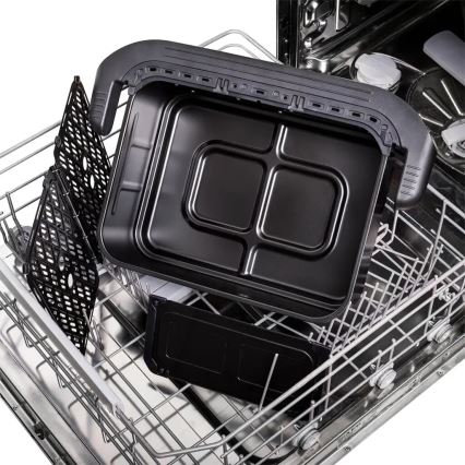 TESLA Electronics AirCook - Večnamenski dvojni digitalni cvrtnik na vroč zrak 10 l 2400W/230V
