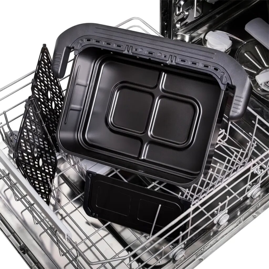 TESLA Electronics AirCook - Večnamenski dvojni digitalni cvrtnik na vroč zrak 10 l 2400W/230V