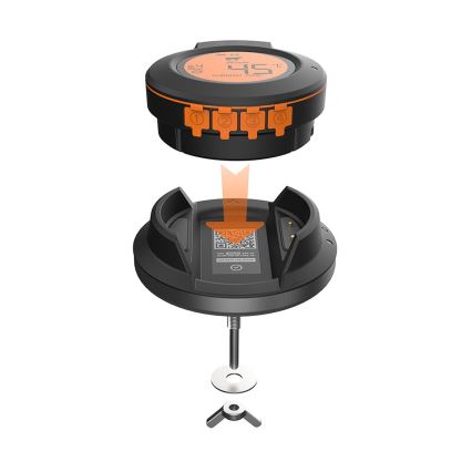 TESLA Electronics Cook - Digitalni termometer za meso s sondo 0-400 °C 2xAA IP65