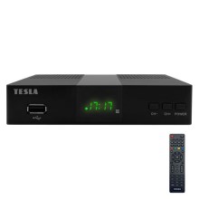 TESLA Electronics - DVB-T2 H.265 (HEVC) sprejemnik 2xAAA + Daljinski upravljalnik