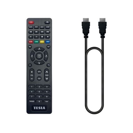 TESLA Electronics - DVB-T2 H.265 (HEVC) sprejemnik 2xAAA + Daljinski upravljalnik