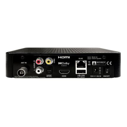 TESLA Electronics - DVB-T2 H.265 (HEVC) sprejemnik s HbbTV 12V + daljinski upravljalnik