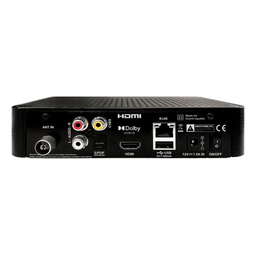 TESLA Electronics - DVB-T2 H.265 (HEVC) sprejemnik s HbbTV 12V + daljinski upravljalnik